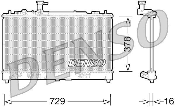 Mazda 6 Motor Su Radyatörü DENSO