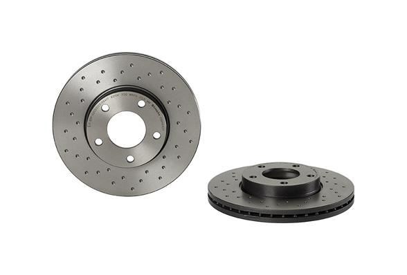 Mazda 3 Ön Fren Diski Hava Kanallı Delikli BREMBO
