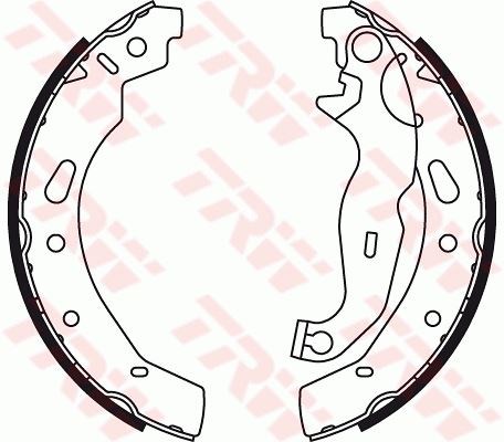 Mazda 2 Arka Pabuçlu Fren Balatası TRW