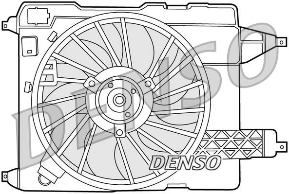 Renault Megane I Clio Symbol I Kangoo Megane II Symbol II Fan Motor Pervane... DENSO