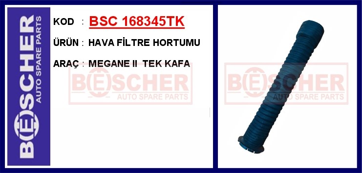 Renault Megane 2 Hava Filtre Hortumu Tek Kafa BESCHER