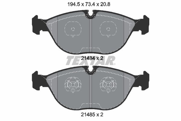 Mercedes W202 W210 W211 W220 R170 BMW E38 E52 Ön Fren Balatası TEXTAR