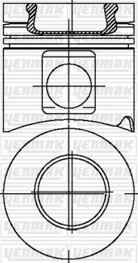 Mercedes OM 441A.950 Piston Segman Q128.0MM STD YENMAK