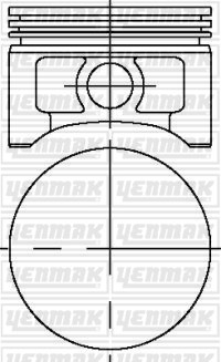 Mercedes OM904/906/457 LA Piston Segman Q85.5mm 050 Euro 3 YENMAK