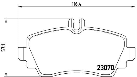 Mercedes A-Class W168 Ön Fren Balatası BREMBO