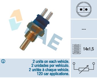 Mercedes W124 W202 Klima Müşürü Mavi Çiftli FAE