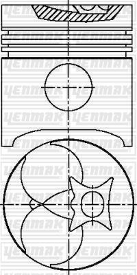 Mercedes 200 D Piston Segman 1.00 YENMAK