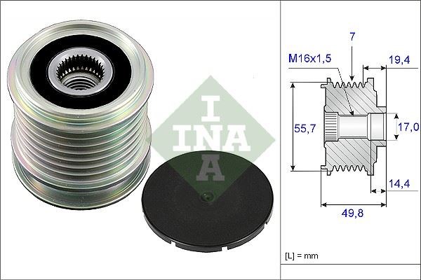 Mercedes W203 Alternatör Kasnağı INA