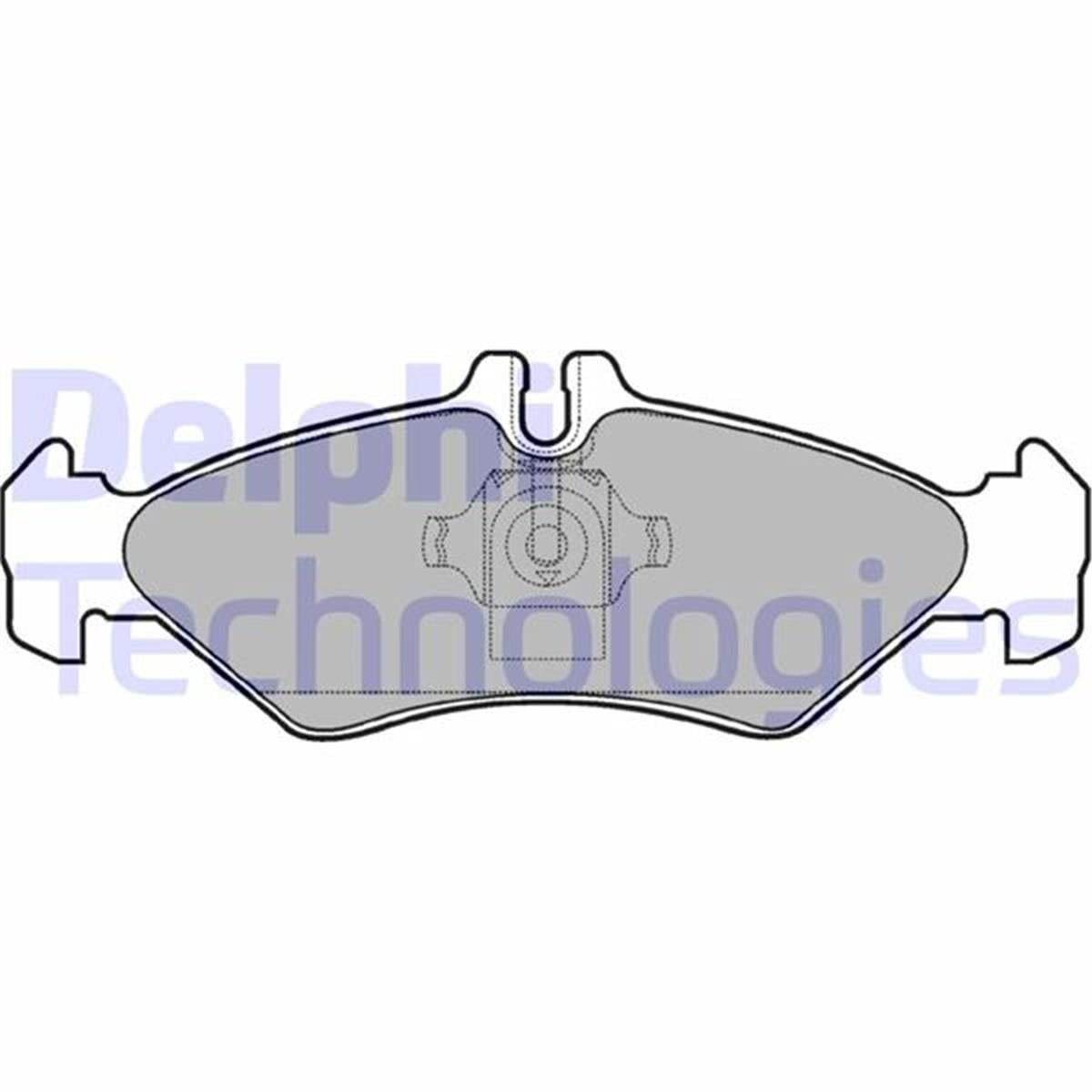 Delphi Sprinter 212Td Arka Fren Balatası (141Mm)