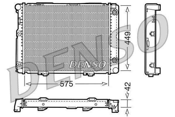 Mercedes-Benz 190 W201 Motor Su Radyatörü 82-93 DENSO