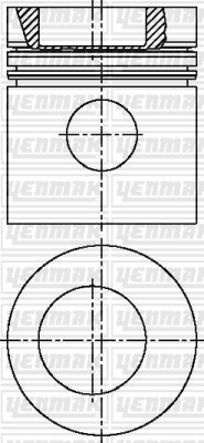 Mercedes OM 364-A Piston Segman Q97.5mm STD YENMAK