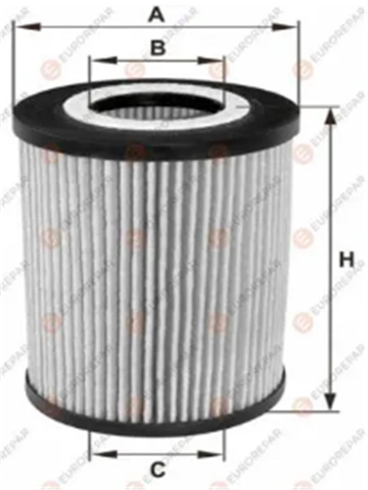 Mercedes Vito 639-204-212 Bm Compass Yağ Filtresi Eurorepar Sprt 906-V A6511800109