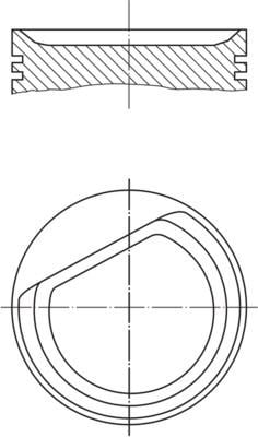 Mercedes-Benz Piston Komple 84 MM MAHLE