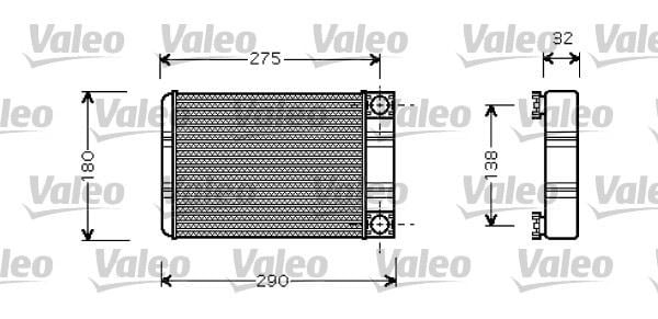 Mercedes W203 Kalorifer Radyatörü VALEO