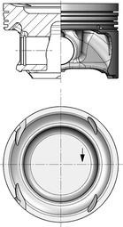Mercedes M270.920 W176 W246 C117 X156 Piston Segman STD 83.00mm KOLBEN