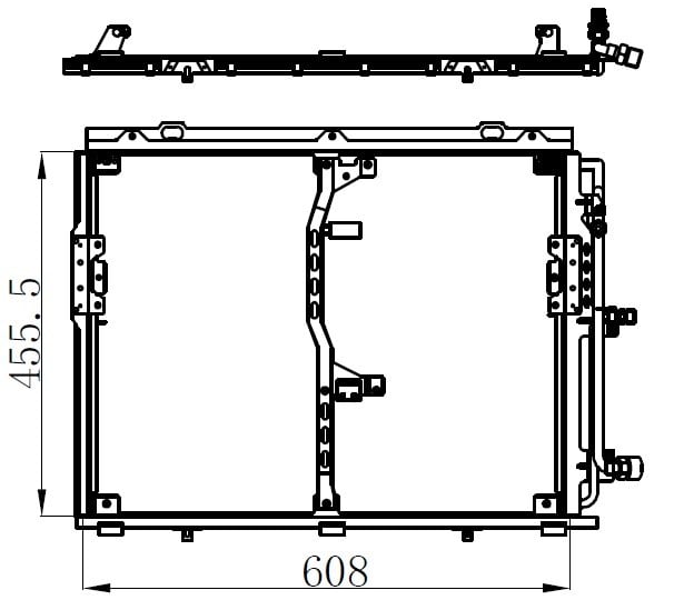 Mercedes W140 C140 Klima Kondenseri ORIS