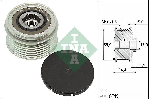Mercedes W177 V177 W247 C118 X118 Alternatör Kasnağı INA