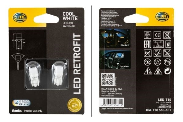 Mercedes İç Aydınlatma Ampulü LED Retrofit HELLA