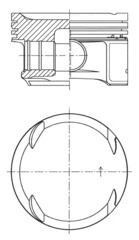 Mercedes M271 Kompressor W203 CL203 C209 W211 W204 W212 R171 Piston Segman... KOLBEN