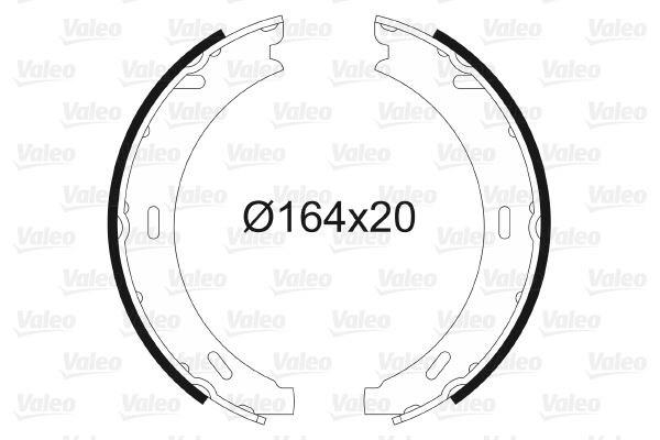 Mercedes W203 S203 CL203 C209 A209 R171 W414 Arka Park Fren Balatası VALEO