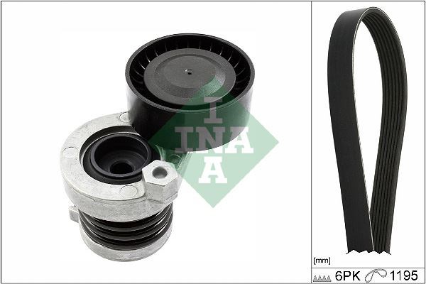 Mercedes W176 W246 W415 C117 Kanallı Kayış Seti INA