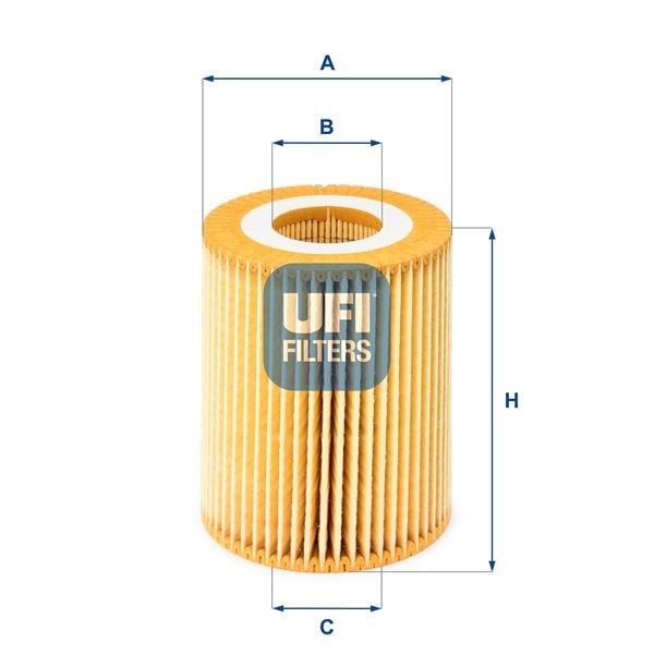 Mercedes OM642 W203 W204 C219 C218 W211 W212 Yağ Filtresi UFI