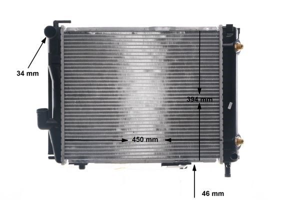 Mercedes W124 Klimasız Motor Su Radyatörü MAHLE