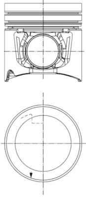 Mercedes OM 460.922 Euro 3 Piston Segman STD KOLBEN