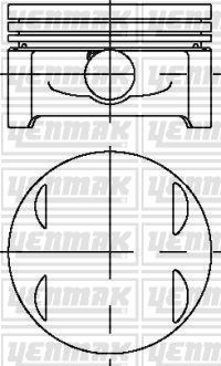 Mercedes 200CE 200E 200TE C200 E200 Motor Piston Segman 90.41 YENMAK