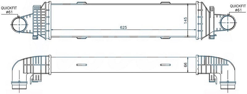 Mercedes W204 S204 C204 C218 W212 C207 X204 Turbosarj Radyatörü ORIS