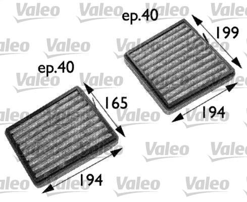 Mercedes W203 CL203 S203 C209 A209 Karbonlu Kabin Filtresi VALEO