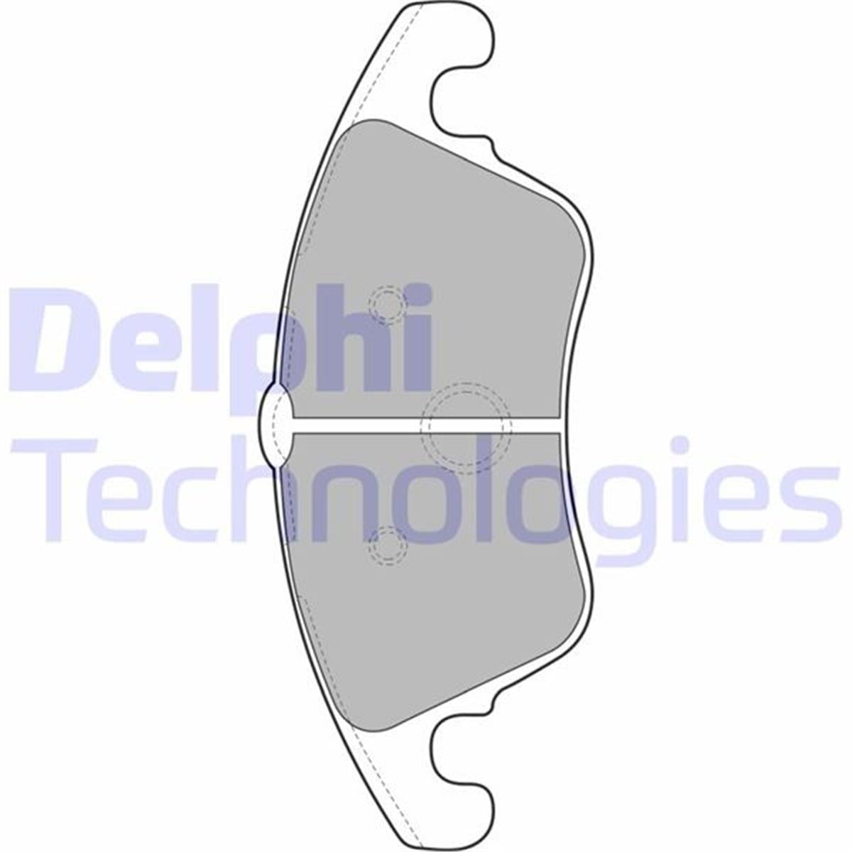 Mercedes W204 W211 W212 Ön Fren Balatası Delphi 188Mm (09-)
