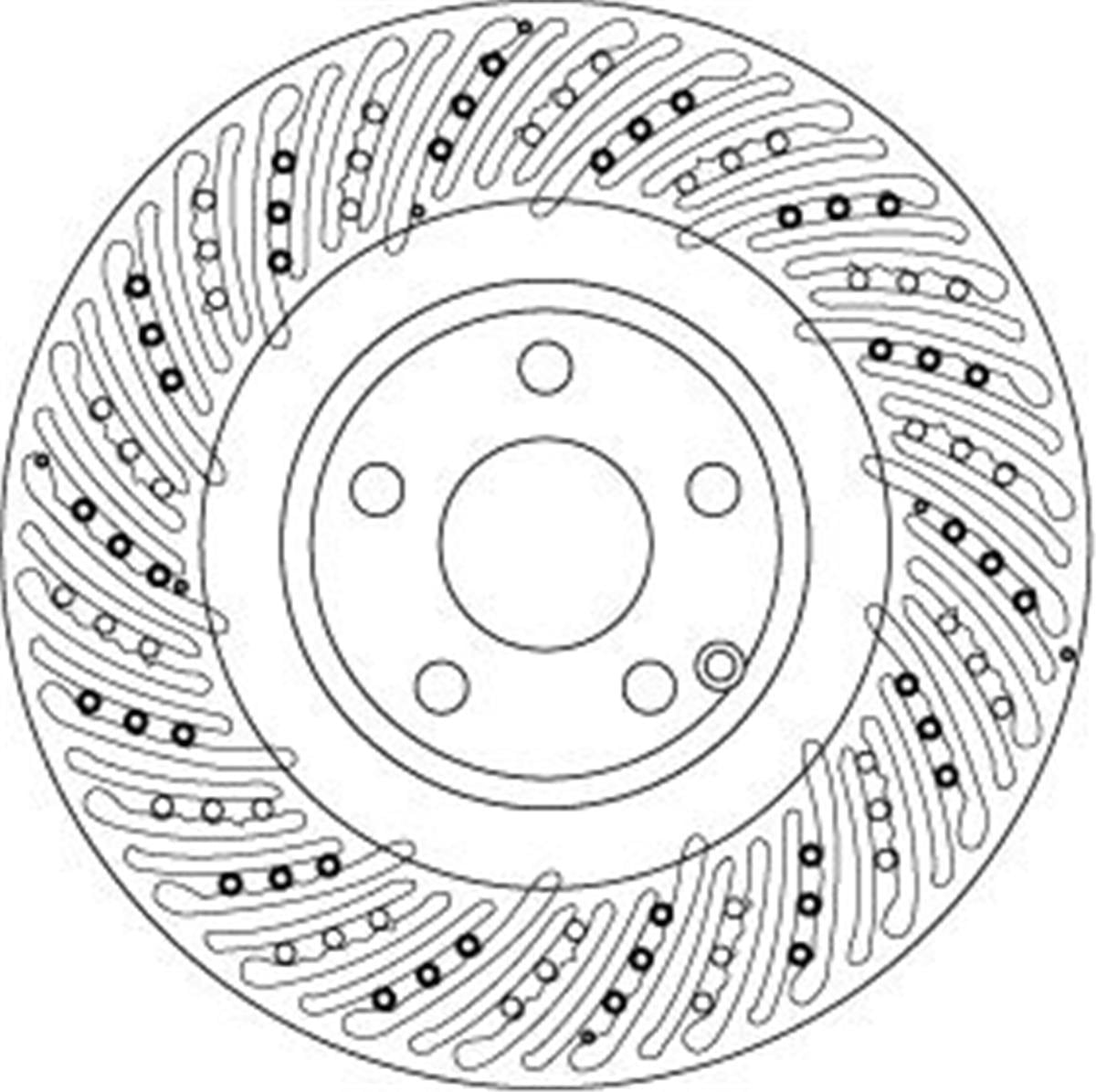 Mercedes W212 S212 R172 Fren Diski Ön A0004211612