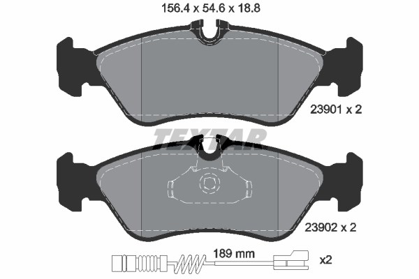 Mercedes Sprinter B901>B904 VW LT 28-35-46 Arka Fren Balatası TEXTAR