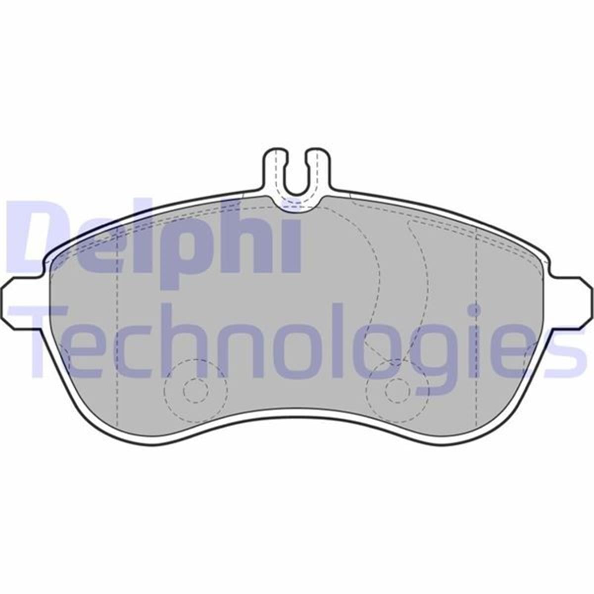 Mercedes W204 S204 W212 A207 C207 S212 R172 Ön Fren Balatası Delphi 146Mm