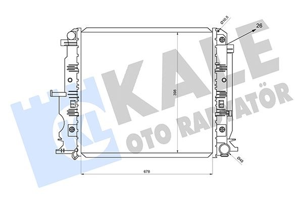 Mercedes Sprinter B906 Motor Su Radyatörü KALE-RADYATOR
