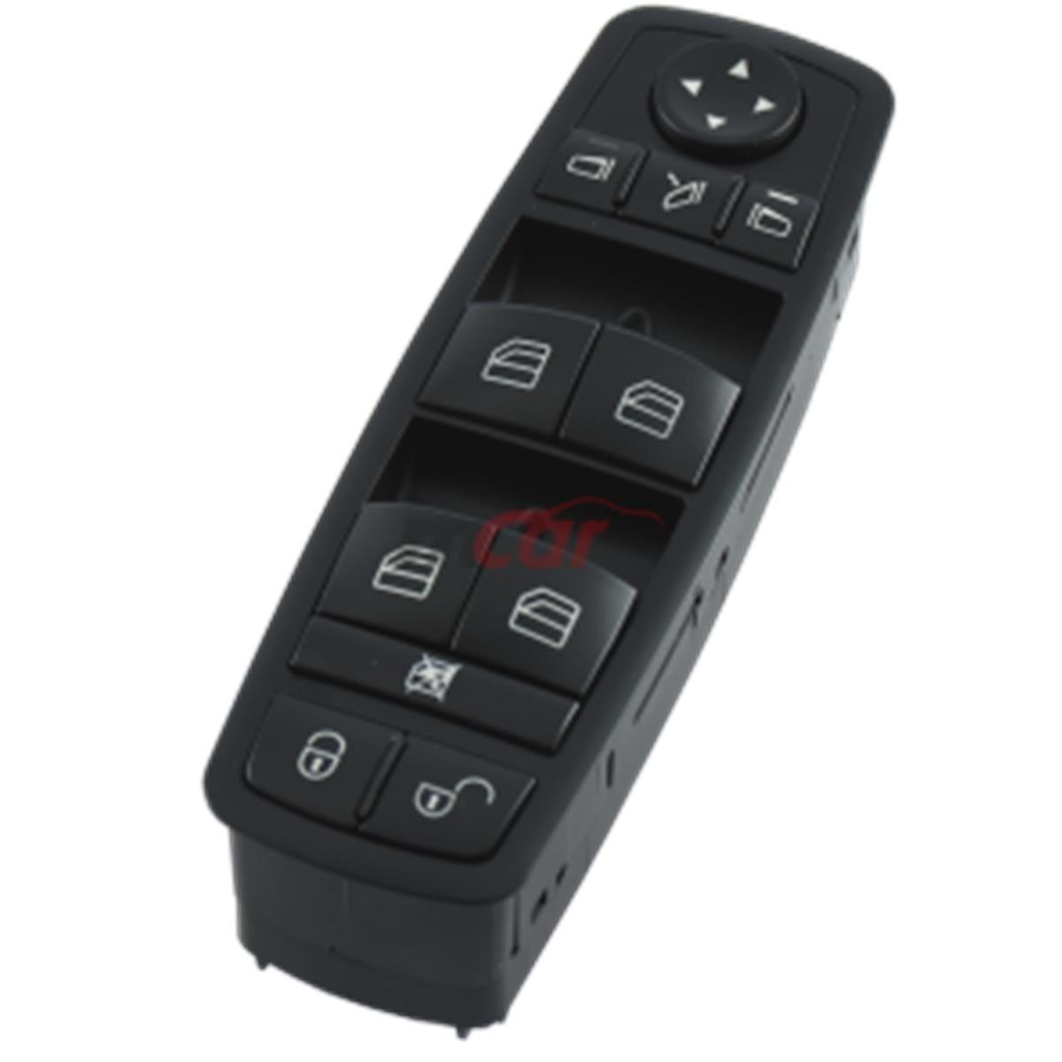 Mercedes W169 W245 Cam Açma Kumanda Düğmesi Mcar Sol Dörtlü Kahve
