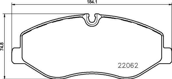 Mercedes Vito W447 Ön Fren Balatası BREMBO