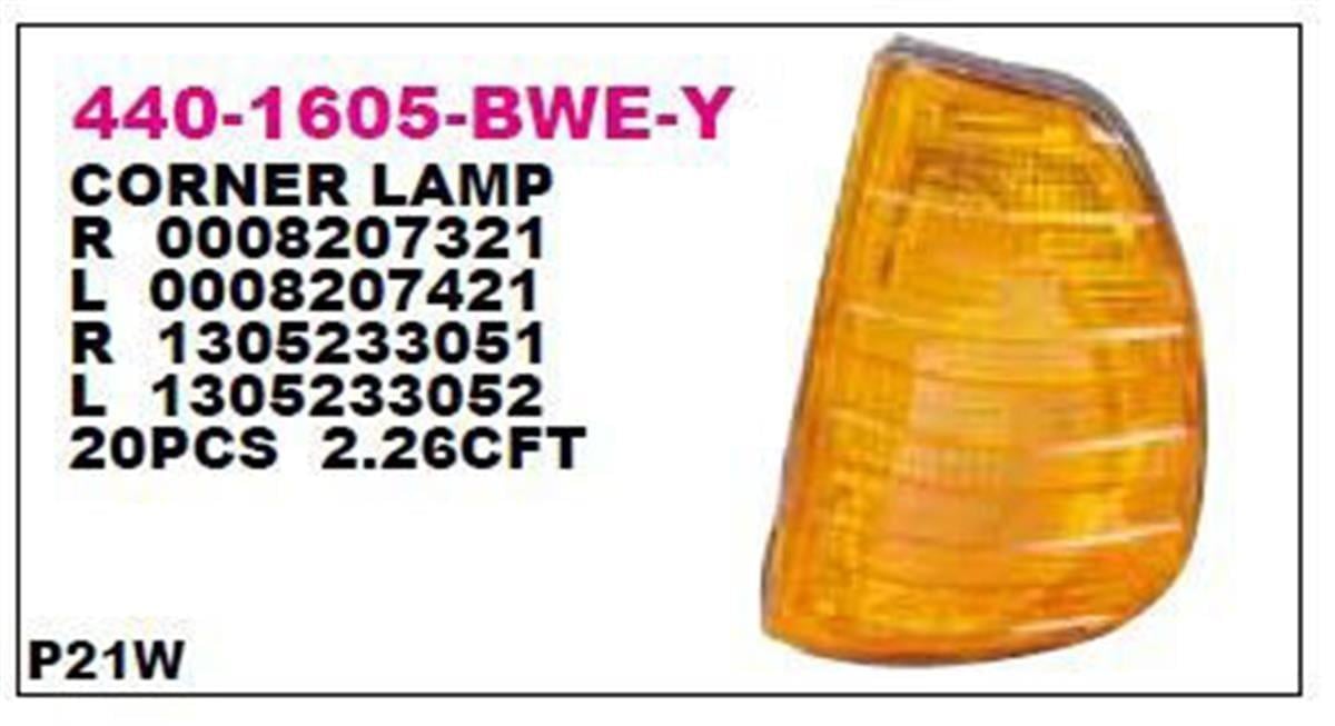 Mercedes W123 Sağ Sinyal Lambası Depo (1976-1985) A0008207421