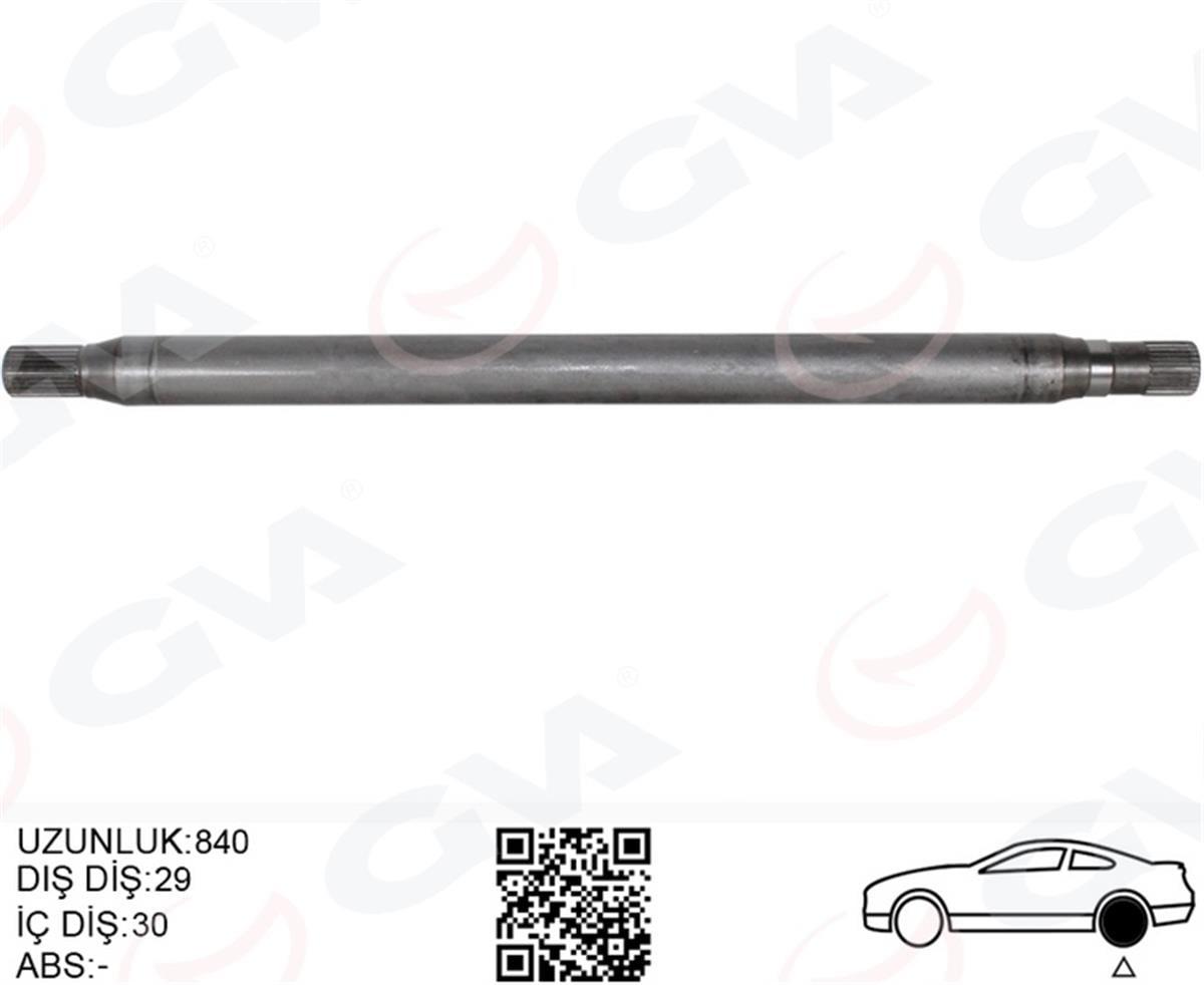 Mercedes Sprinter B906 Vw Crafter Aks Mili Arka Sol A9063502610-2E0501171d