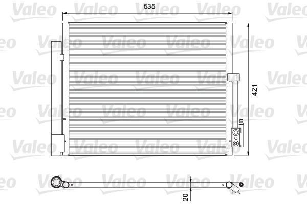 Opel Meriva B Klima Radyatörü VALEO