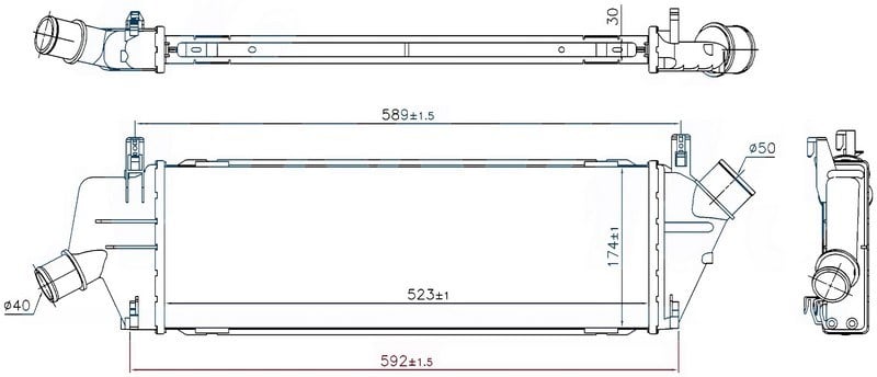 Nissan Micra Intercooler Brazing 1.5 DCİ ORIS
