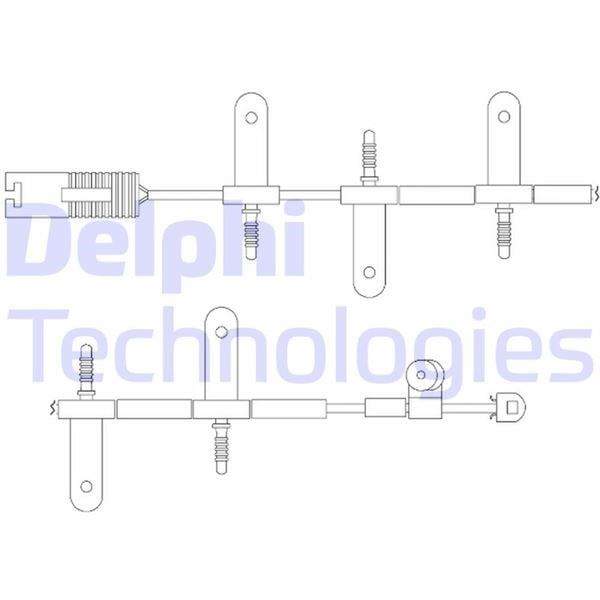 Mini R50 R52 R53 Ön Balata Fişi DELPHI