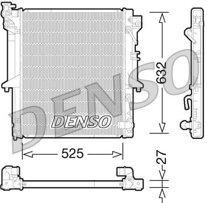 Mitsubishi L 200 / Triton Motor Su Radyatörü DENSO