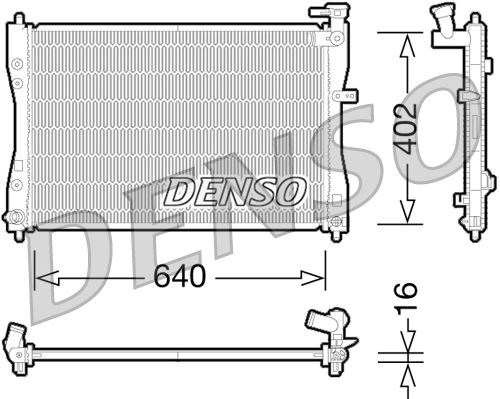 Mitsubishi Colt CZC Motor Su Radyatörü DENSO