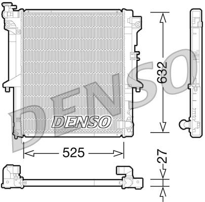 Mitsubishi L 200 / Triton Motor Su Radyatörü DENSO