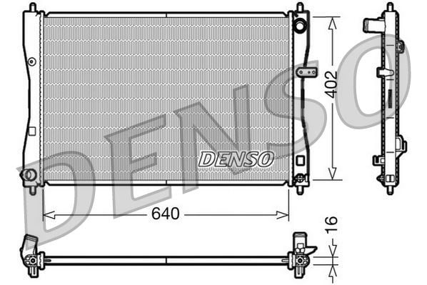 Mitsubishi Colt VI Motor Su Radyatörü DENSO