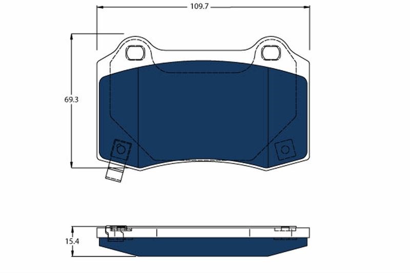 Tesla Model S Arka Disk Fren Balatası TRW