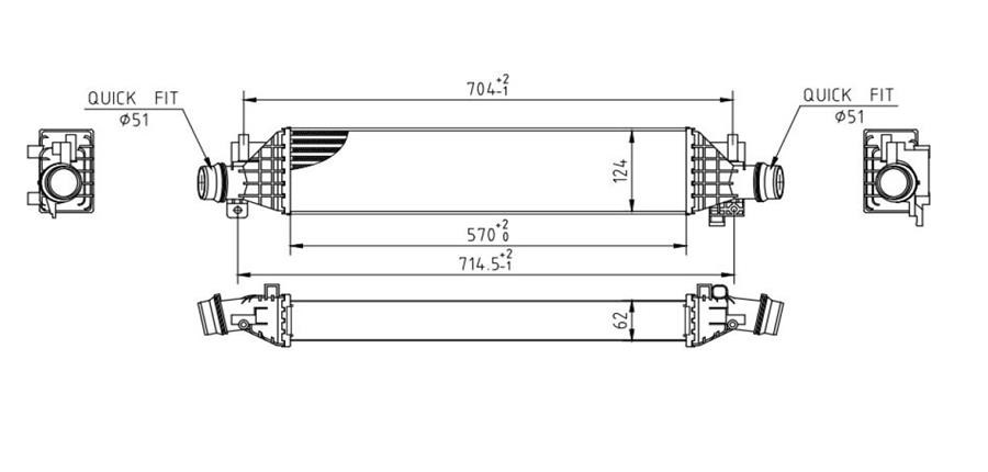 Opel Mokka Intercooler RADISEN