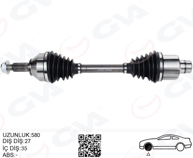 Ford Mondeo III 1.8 -2.0 16V 00>07 Ön Aks Komple Sağ GVA